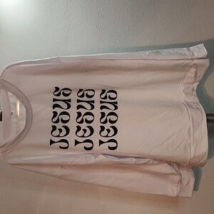 White Jesus Graphic Sweatshirt